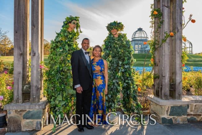 Quad Vine Stilt Walkers, Lewis Ginter Botanical Gardens, Richmond, VA, Imagine Circus, Performer, Liz, Katie, SJ Collins Photography