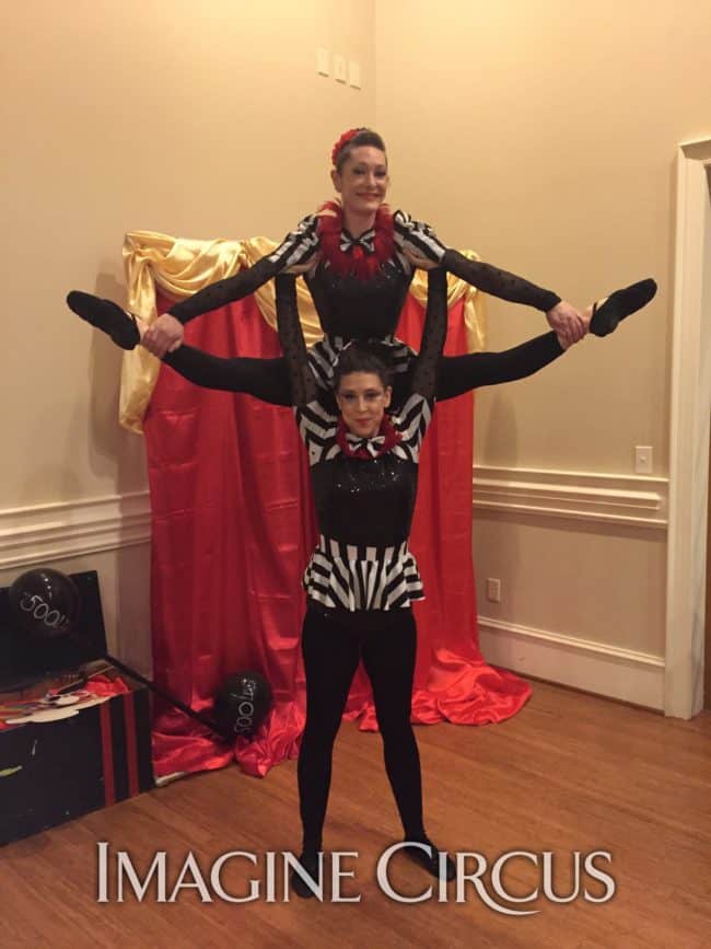 Acrobats, Big Top Circus, Imagine Circus, Performers, Liz, Brittany