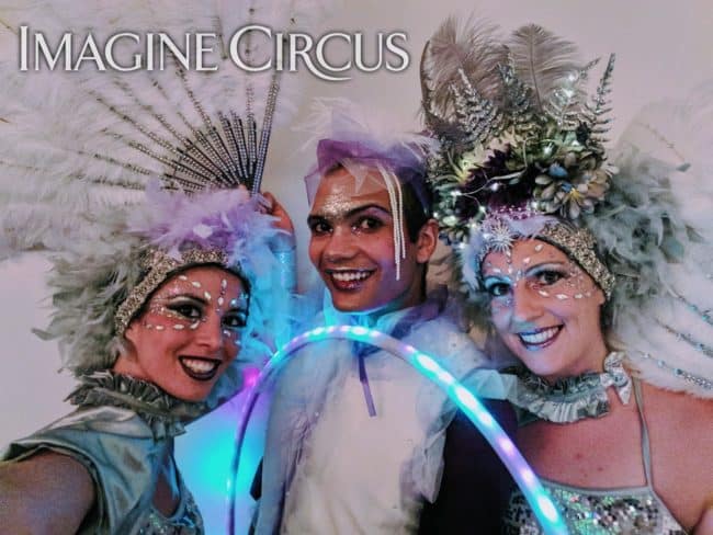 Cirque Entertainment, Upscale Event, LED Hoop, Imagine Circus, Performers, Katie, Ben, Kaci, Richmond, VA
