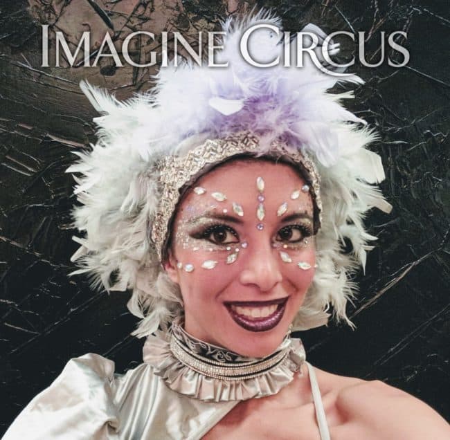 Cirque Performer Makeup, Upscale Entertainment, Imagine Circus, Performer, Kaci, Richmond, VA