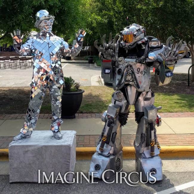 Mirror Man, Living Statue, Street Fair, Apex Peakfest, Imagine Circus, Performer, Ben