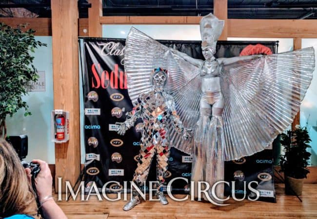 Mirror Man, Silver, Stilt Walker, Classy Art, Imagine Circus, Performer, Adrenaline, Tain, Photo by Nixons Photography