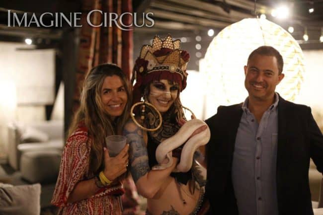 Snake Charmer, Belly Dancer, Imagine Circus, Performer, Tik Tok, Photo by Paul Spring