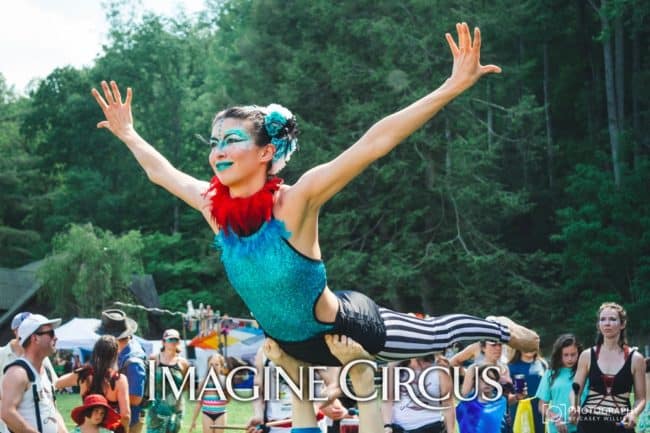 Acrobats, LEAF Festival, Imagine Circus, Performer, Kaci, Casey, Willis Photography