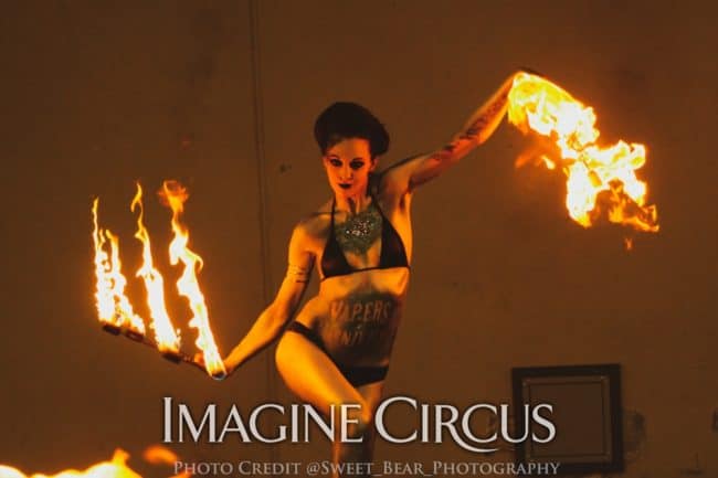 Tik-Tok, Sexy Fire Dancer, Vapers Carnivale, Imagine Circus, Photo by Sweet Bear Photography