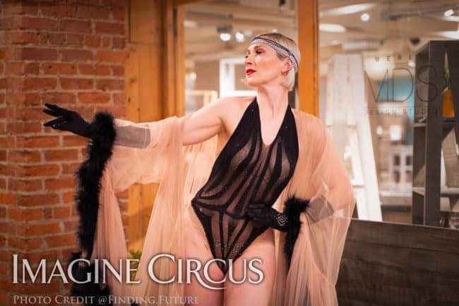 Roaring 20s, Vintage Pinup Girl, Robin, Gatsby Glam Gala, Classy Art, Imagine Circus, Photo by Finding Future