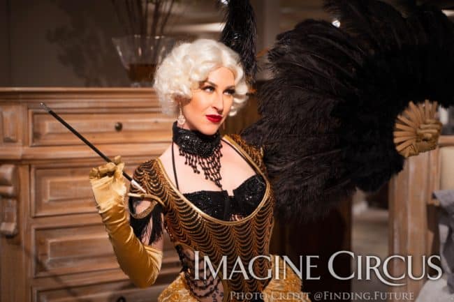 Roaring 20s, Vintage Pinup Girl, Whitney, Gatsby Glam Gala, Classy Art, Imagine Circus, Photo by Finding Future