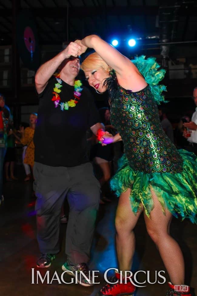 Roller Skate Dancer, Holly, Studio 54, Foothills Brewery, Imagine Circus, Photo by Jim Pica