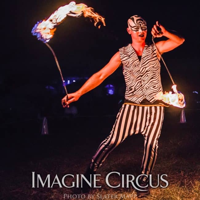 Fire Dancer, Adam, Fire Show, Floyd Fest Music Festival, Imagine Circus, Photo by Slater Mapp