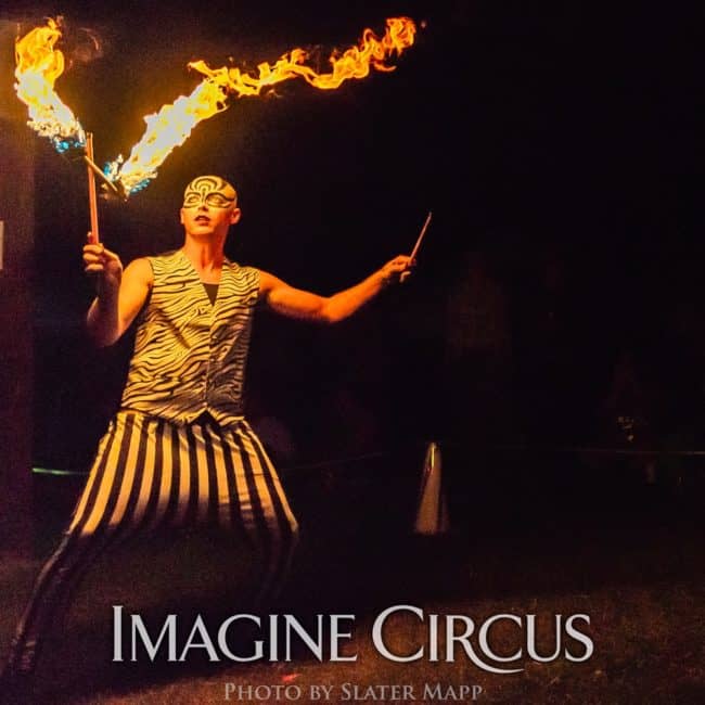 Fire Dancer, Adam, Fire Show, Floyd Fest Music Festival, Imagine Circus, Photo by Slater Mapp