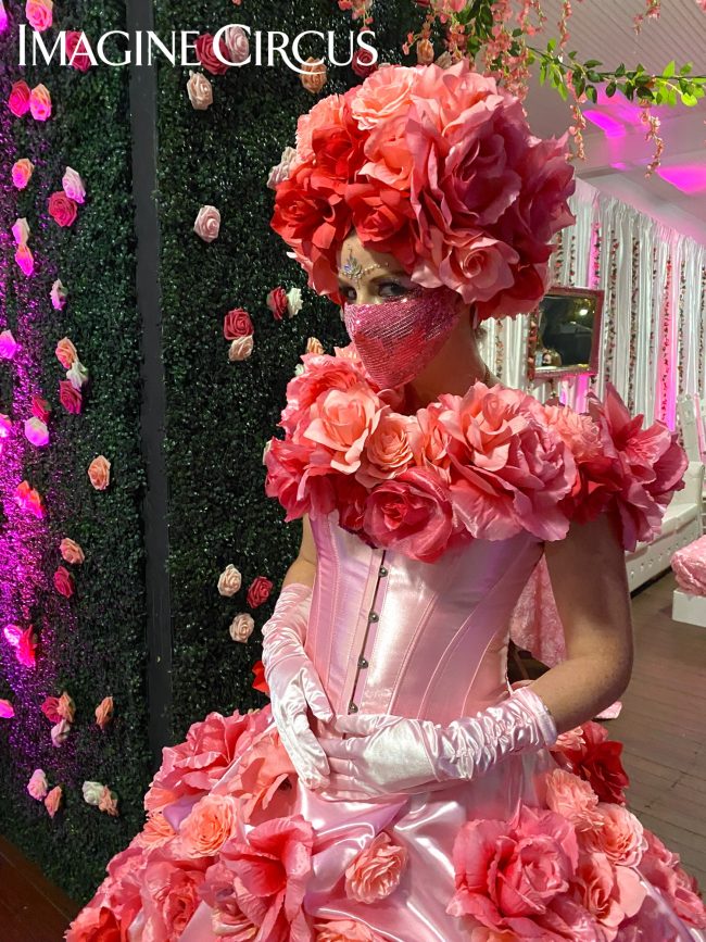 Pink Rose Girl NYE Character Imagine Circus