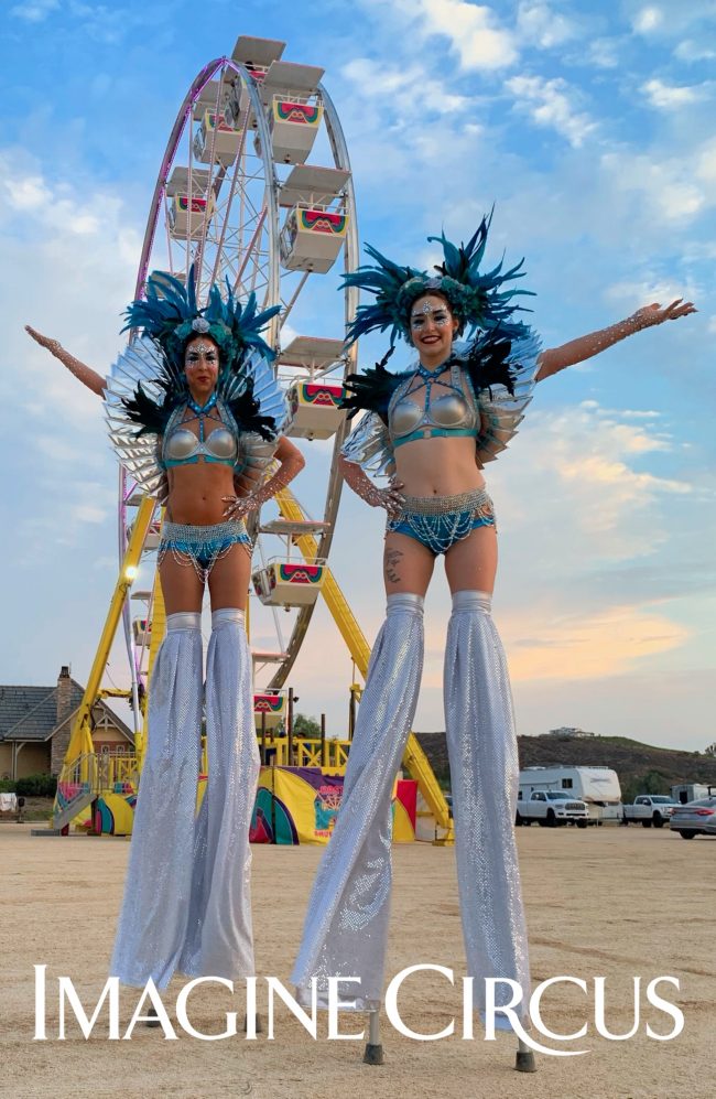 Stilt Walkers, Amber Liz, Sexy LED Festival Costume, Imagine Circus Performers
