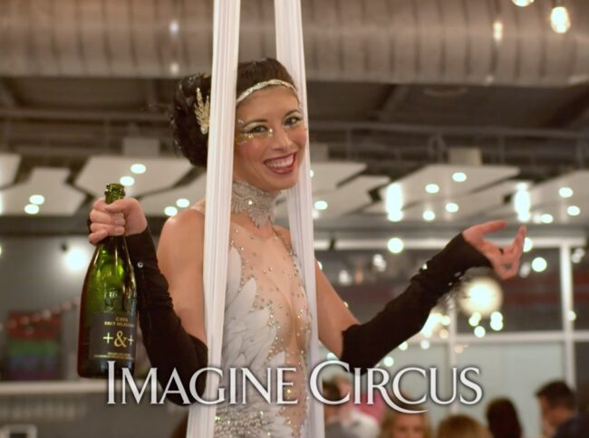 Aerial Bartender_Champagne Service_Kaci_Vintage Gatsby_Upscale Entertainment_Still from Video by Finding Future