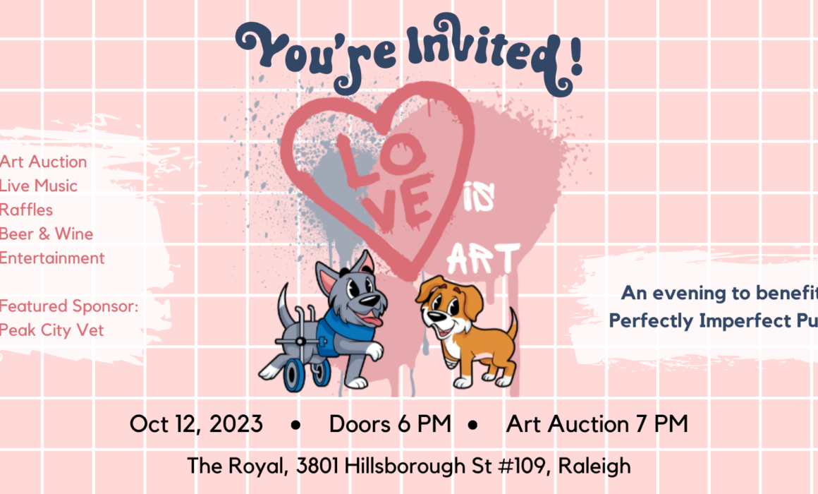 Perfectly Imperfect Pups, Love is Art, Raleigh, NC Imagine Circus