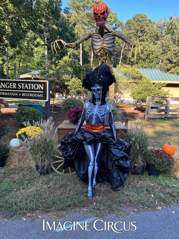 Skeleton, Halloween, Roving Character, Imagine Circus Performers