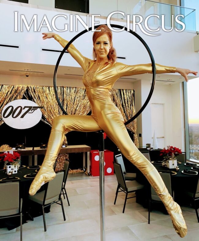 Imagine Circus, Lollipop Lyra, James Bond Girls, Gold, Costumed Character, Performers