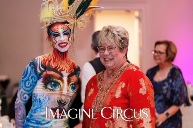 Imagine Circus Live Body Painting, Body Paint Model, Performers, Photo by The Nixons Photography