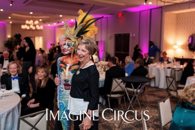 Imagine Circus Live Body Painting, Body Paint Model, Performers, Photo by The Nixons Photography