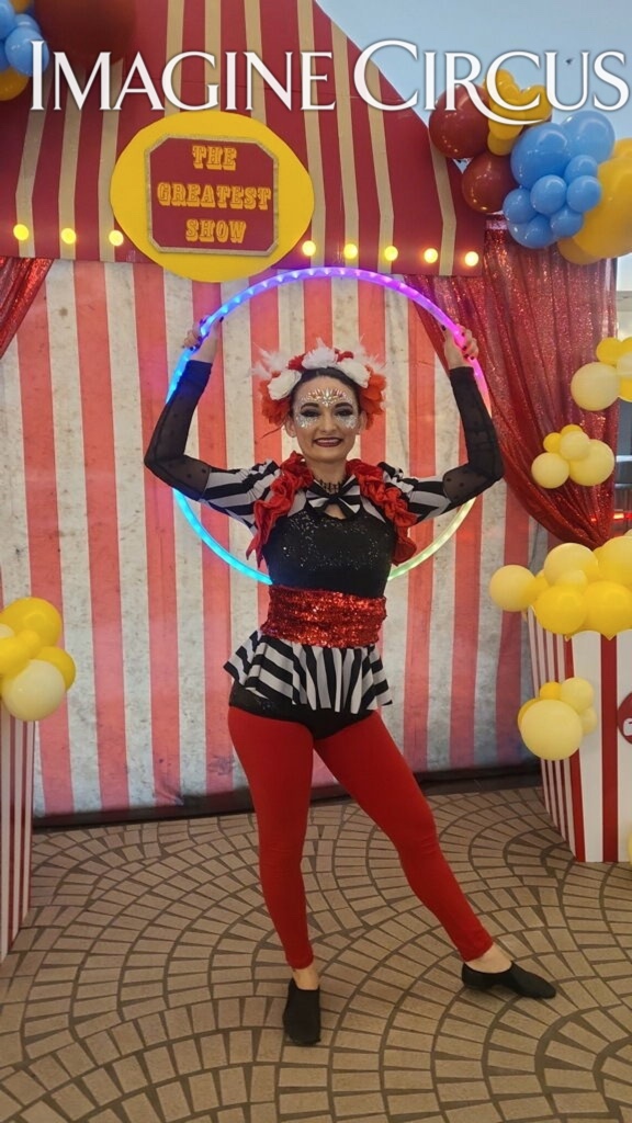 Imagine Circus, LED Hoop Artist, Performers, Circus Entertainment