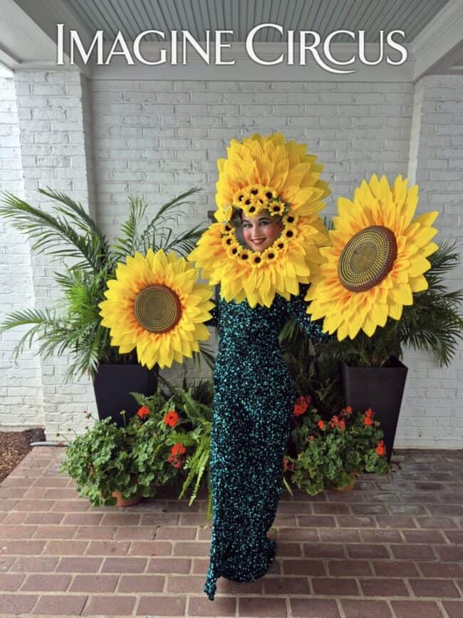 Imagine Circus Sunflower Character, Performer
