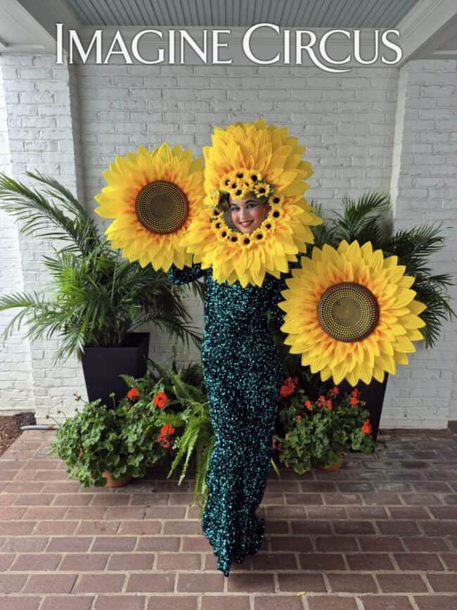 Imagine Circus Sunflower Character, Performer