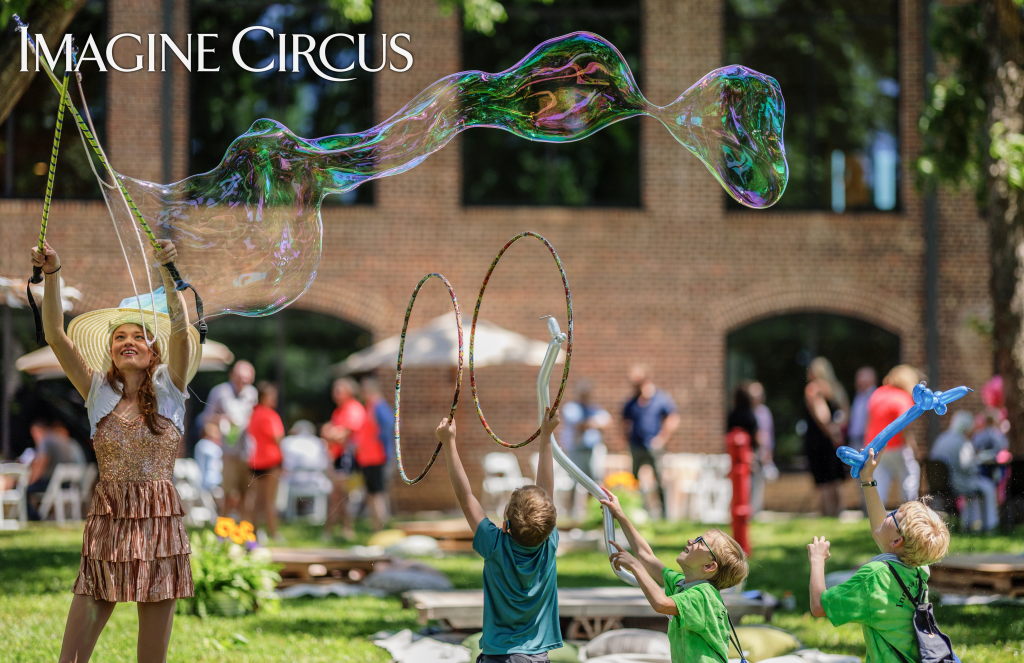 Imagine Circus, Soap Bubble Artist, Rose Gold, Children's Event, Family Friendy Performer